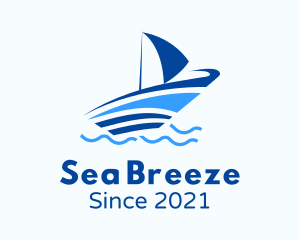 Ocean Small Boat logo design