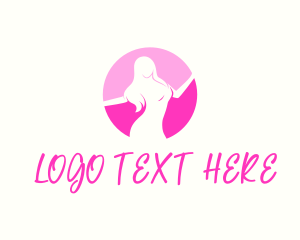 Circle - Woman Beauty Body logo design