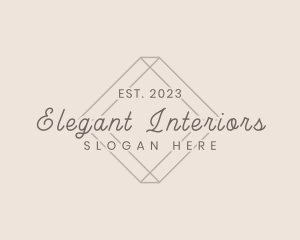 Elegant Cursive Business logo design