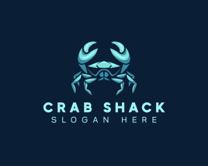 Sea Shellfish Crab logo design