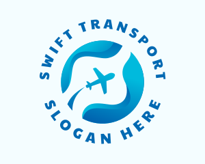 Travel Airplane Transportation logo design