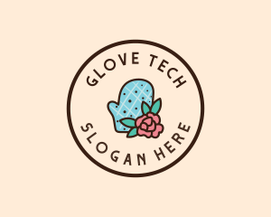 Flower Mitts Baking logo design