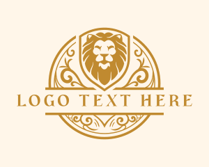 Jewelry - Shield Lion Luxury logo design