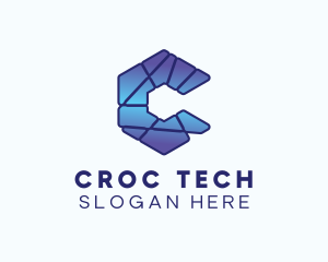 Tech Startup Letter C logo design