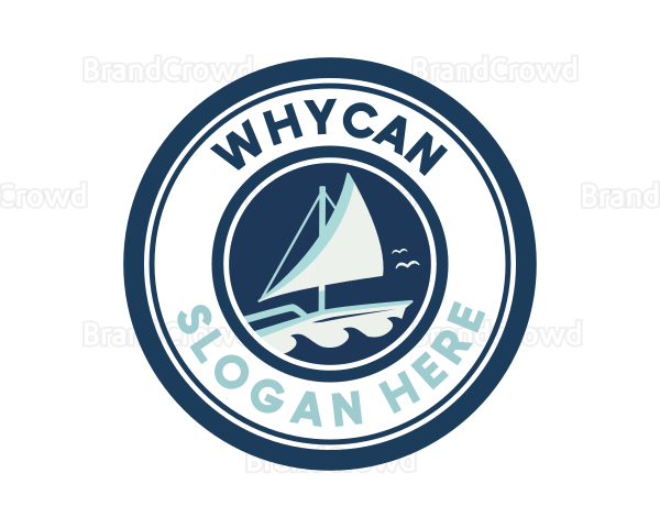 Yacht Sailing Club Logo