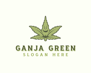 Marijuana Cannabis Weed logo design