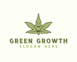 Marijuana Cannabis Weed logo design