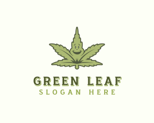 Weed - Marijuana Cannabis Weed logo design