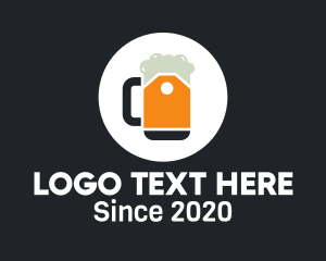 Sale - Beer Price Tag logo design