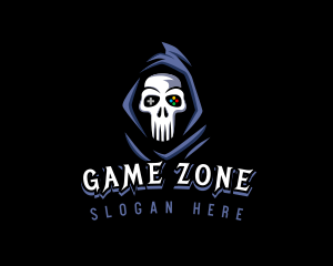 Street Art - Skull Gaming Console logo design