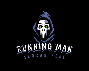 Dead - Skull Gaming Console logo design