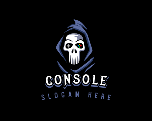 Skull Gaming Console logo design
