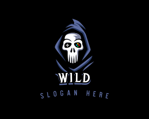 Undead - Skull Gaming Console logo design