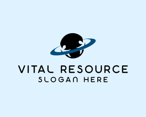 Human Resources Planet logo design