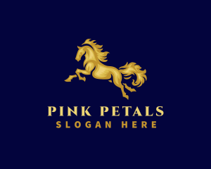 Running Stallion Horse logo design