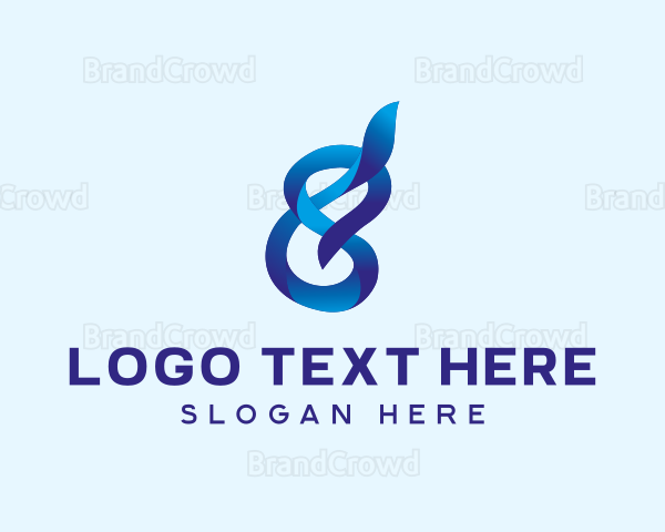 Loop Symbol Abstract Logo