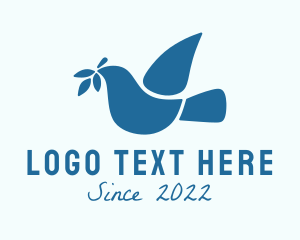 Robin - Peace Dove Bird logo design