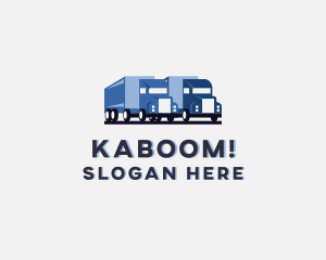 Truckload - Cargo Shipping Vehicle logo design