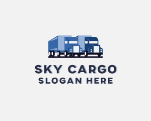 Cargo Shipping Vehicle logo design