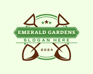 Shovel Landscaping Tool logo design