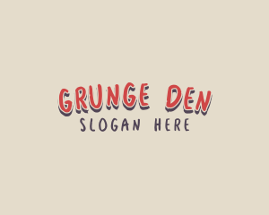 Handwritten Grunge Business logo design