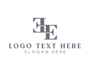 Business - Professional Mirror Letter E logo design