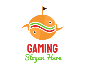 Hamburger - Fish Burger Restaurant logo design