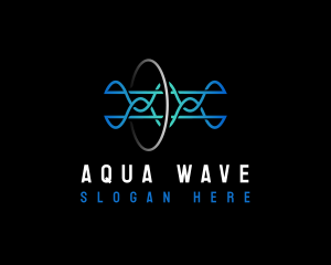 Wave Frequency Technology logo design