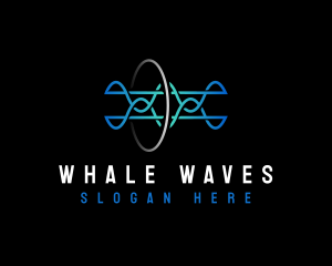 Wave Frequency Technology logo design