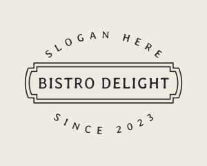 Restaurant Bistro Firm logo design