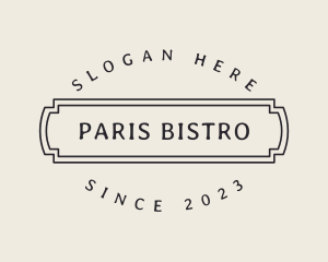 Restaurant Bistro Firm logo design