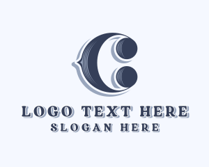 Letter C - Elegant Cafe Bistro logo design