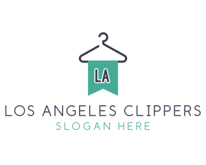 Flag Laundry Hanger Logo