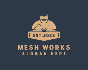 Iron Work Welder logo design