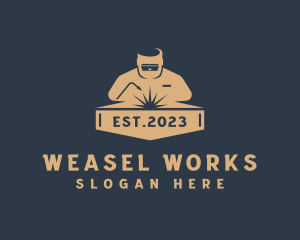 Iron Work Welder logo design