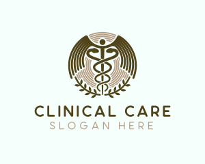 Caduceus Medical Clinic logo design