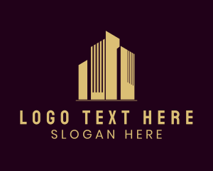 Tower - Condominium Skyscraper Residence logo design