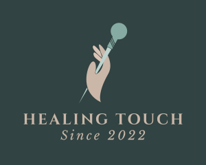 Acupuncturist - Acupuncturist Needle Hand logo design