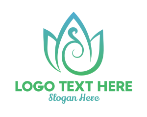 Sauna - Elegant Minimalist Petal logo design