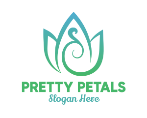 Elegant Minimalist Petal logo design