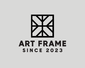 Frame - Square Frame Letter X logo design