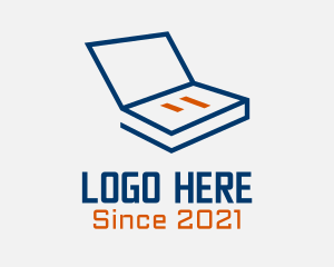 Computer - Laptop Online Webinar logo design