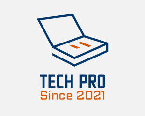 Laptop - Laptop Online Webinar logo design