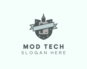 Mod - Building Vape Banner logo design