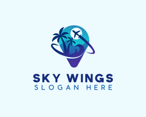 Airplane - Airplane Travel Resort logo design