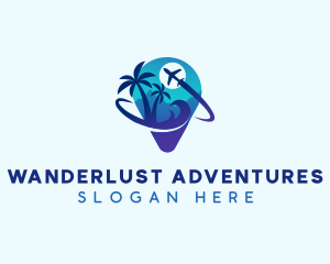 Travel - Airplane Travel Resort logo design