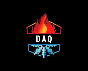 Emblem - Hot Cooling Ventilation logo design