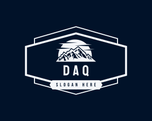 Classic Mountain Peak Logo