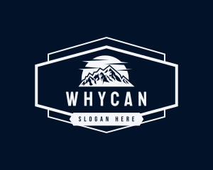 Classic Mountain Peak Logo
