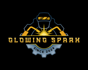 Metal Welding Cogwheel logo design